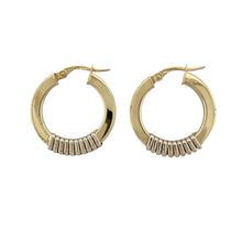Load image into Gallery viewer, 9ct Gold Hoop Creole Earrings
