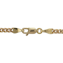 Load image into Gallery viewer, Add classic shine and versatile length to your collection with this pre-owned 9ct yellow gold curb chain—timeless, lightweight, and perfect for everyday wear.

Design: This 24&quot; chain features traditional flat curb links with a 3mm width, offering a sleek and refined profile that drapes comfortably along the chest.
Material: Made from 9-carat yellow gold, the polished finish enhances the smooth link design and delivers a warm, radiant glow.

