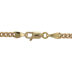 Add classic shine and versatile length to your collection with this pre-owned 9ct yellow gold curb chain—timeless, lightweight, and perfect for everyday wear.

Design: This 24" chain features traditional flat curb links with a 3mm width, offering a sleek and refined profile that drapes comfortably along the chest.
Material: Made from 9-carat yellow gold, the polished finish enhances the smooth link design and delivers a warm, radiant glow.
