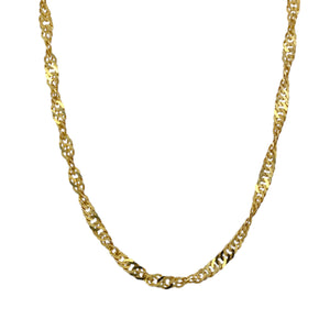 9ct Gold 30" Singapore Chain
