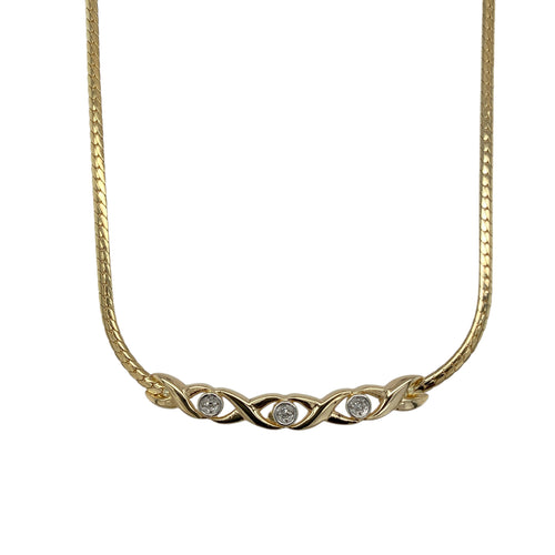 9ct Gold & Diamond Set 16