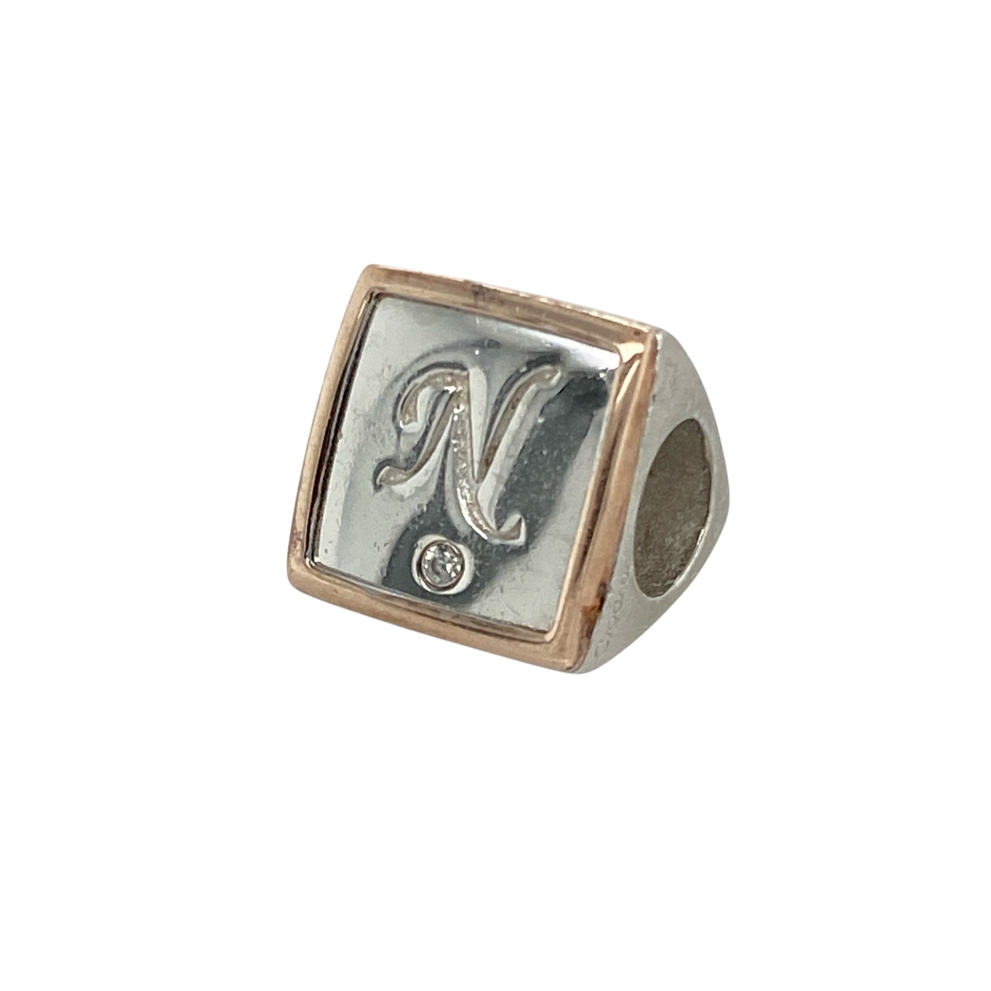 925 Silver & Diamond Set Clogau 'N' Initial Charm