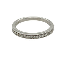 Load image into Gallery viewer, 9ct White Gold &amp; Diamond Set Band Ring
