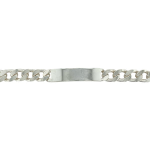 925 Silver 8.5" Identity Curb Bracelet