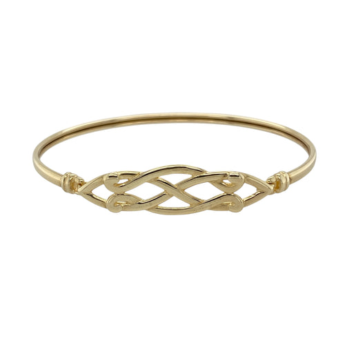 9ct Gold Celtic Knot Bangle