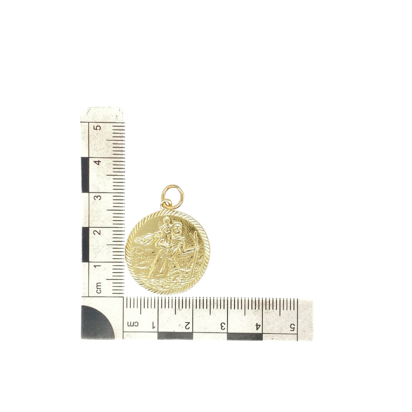 9ct Gold St Christopher Pendant