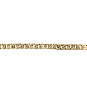 9ct Gold 8.5" Hollow Curb Bracelet