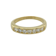 Load image into Gallery viewer, 18ct Gold &amp; Diamond Set Band Ring
