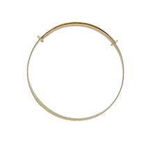 Load image into Gallery viewer, 9ct Gold Heart Expanding Baby Bangle
