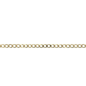 9ct Gold 8" Curb Bracelet