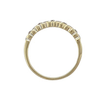 Load image into Gallery viewer, 9ct Gold &amp; Diamond Set Band Ring
