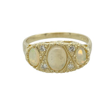 Load image into Gallery viewer, 9ct Gold &amp; Opal Set Vintage Style Ring
