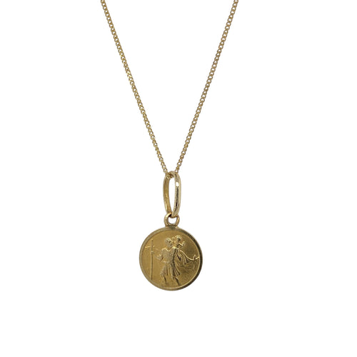 9ct Gold St Christopher 18