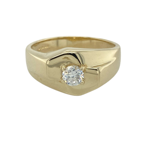 9ct Gold & Cubic Zirconia Set Ring