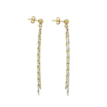 Load image into Gallery viewer, 9ct Gold Dangle Drop Stud Earrings
