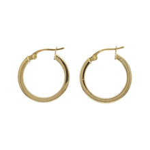 Load image into Gallery viewer, 9ct Gold Plain Hoop Creole Earrings
