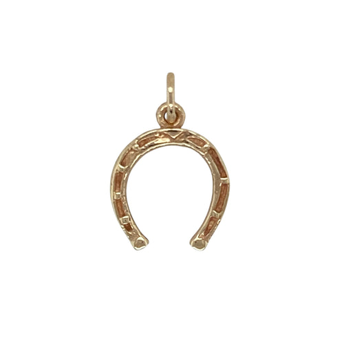 9ct Gold Horseshoe Pendant