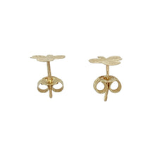 Load image into Gallery viewer, 9ct Gold Three Clover Stud Earrings
