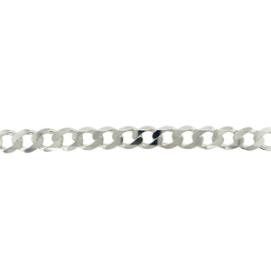 New 925 Silver 8.75" Curb Bracelet