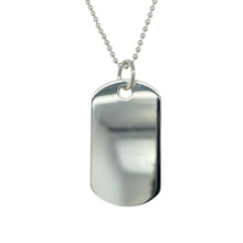 Load image into Gallery viewer, New 925 Silver 24&quot; Dog Tag Necklace
