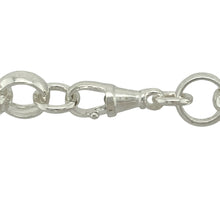 Load image into Gallery viewer, Bring bold contrast and classic detail to your jewellery collection with this new 925 silver 26.5&quot; patterned engraved belcher chain—a striking piece featuring a mix of textures and timeless style.

Design: Featuring 11mm wide alternating patterned and plain belcher links, this chain offers a refined balance of smooth shine and intricate engraving.
Material: Made from solid 925 sterling silver, the polished and textured finishes enhance the design’s depth and visual interest.


