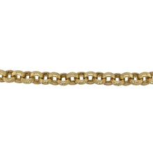 Load image into Gallery viewer, New Solid 925 Silver Heavily 9ct Gold Plated 8&quot; Patterned Belcher Bracelet
