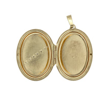 Load image into Gallery viewer, 9ct Gold &amp; Diamond Set Oval Locket
