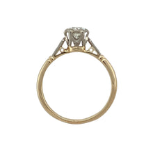 Load image into Gallery viewer, 18ct Gold &amp; Diamond Set Vintage Style Solitaire Ring

