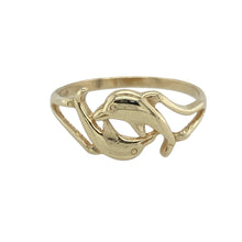 Load image into Gallery viewer, 9ct Gold Dolphin Ring
