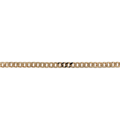 9ct Gold 7.75" Curb Bracelet