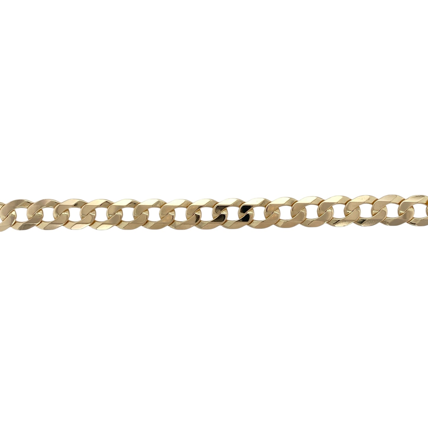 9ct Gold 8.5" Curb Bracelet