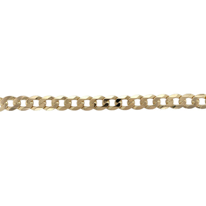 9ct Gold 8.5" Curb Bracelet