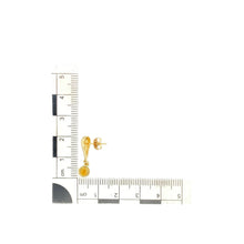 Load image into Gallery viewer, 9ct Gold &amp; Citrine Set Drop Earrings
