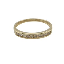 Load image into Gallery viewer, 9ct Gold &amp; Diamond Set Band Ring
