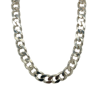 925 Silver 18" Curb Chain