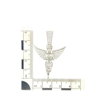 Load image into Gallery viewer, New 925 Silver &amp; Cubic Zirconia Set Angel Pendant
