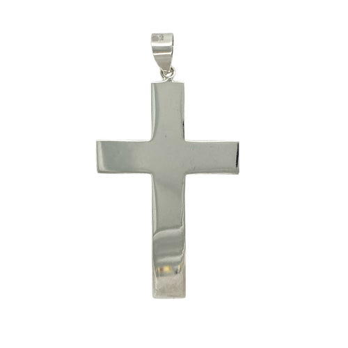 New 925 Silver Plain Cross Pendant