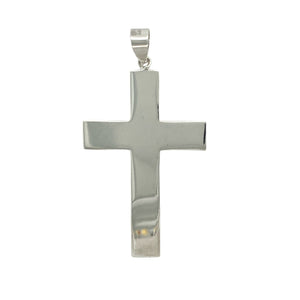 New 925 Silver Plain Cross Pendant