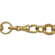 Load image into Gallery viewer, Bring bold luxury and striking detail to your collection with this new 925 silver heavily 9ct gold plated 26&quot; patterned belcher chain, offering a powerful design and statement-making presence—perfect for those who love standout pieces.

Design: The chain features a 26&quot; belcher style with wide 11mm links, alternating between patterned and plain links to create a dynamic, eye-catching look. The mix of textures adds depth and visual interest, making it a true statement accessory.

