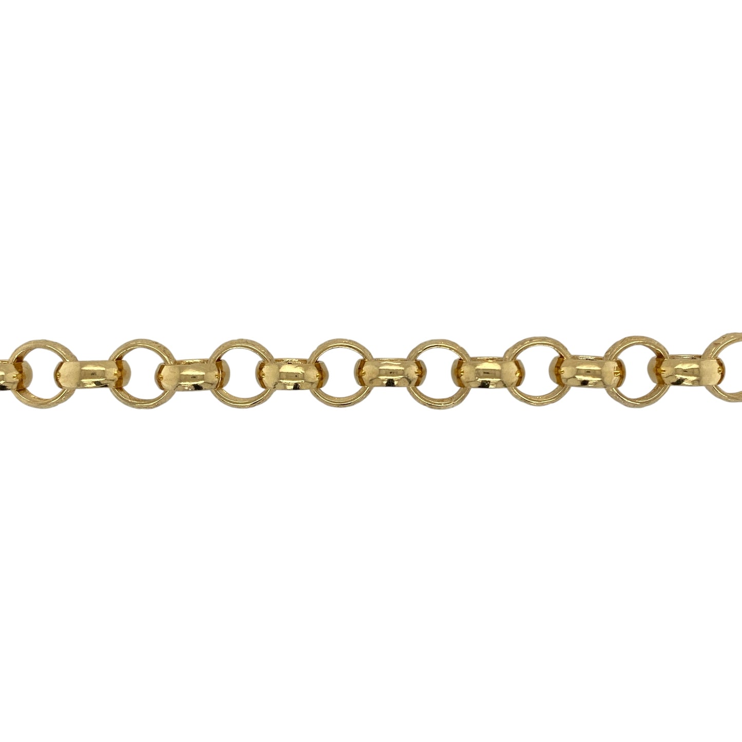 New 925 Silver Heavily 9ct Gold Plated 24" Patterned Belcher Chain