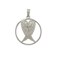 Load image into Gallery viewer, 925 Silver Angel Wings Round Pendant
