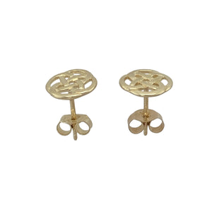 9ct Gold Celtic Knot Stud Earrings