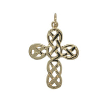 Load image into Gallery viewer, 9ct Gold Celtic Knot Cross Pendant
