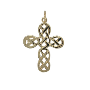 9ct Gold Celtic Knot Cross Pendant