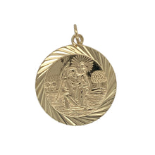 Load image into Gallery viewer, 9ct Gold St Christopher Pendant
