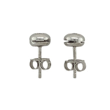 Load image into Gallery viewer, 18ct White Gold &amp; Diamond Set Button Stud Earrings
