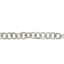 Load image into Gallery viewer, 925 Silver 7&quot; Circle Link Bracelet
