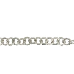 925 Silver 7" Circle Link Bracelet
