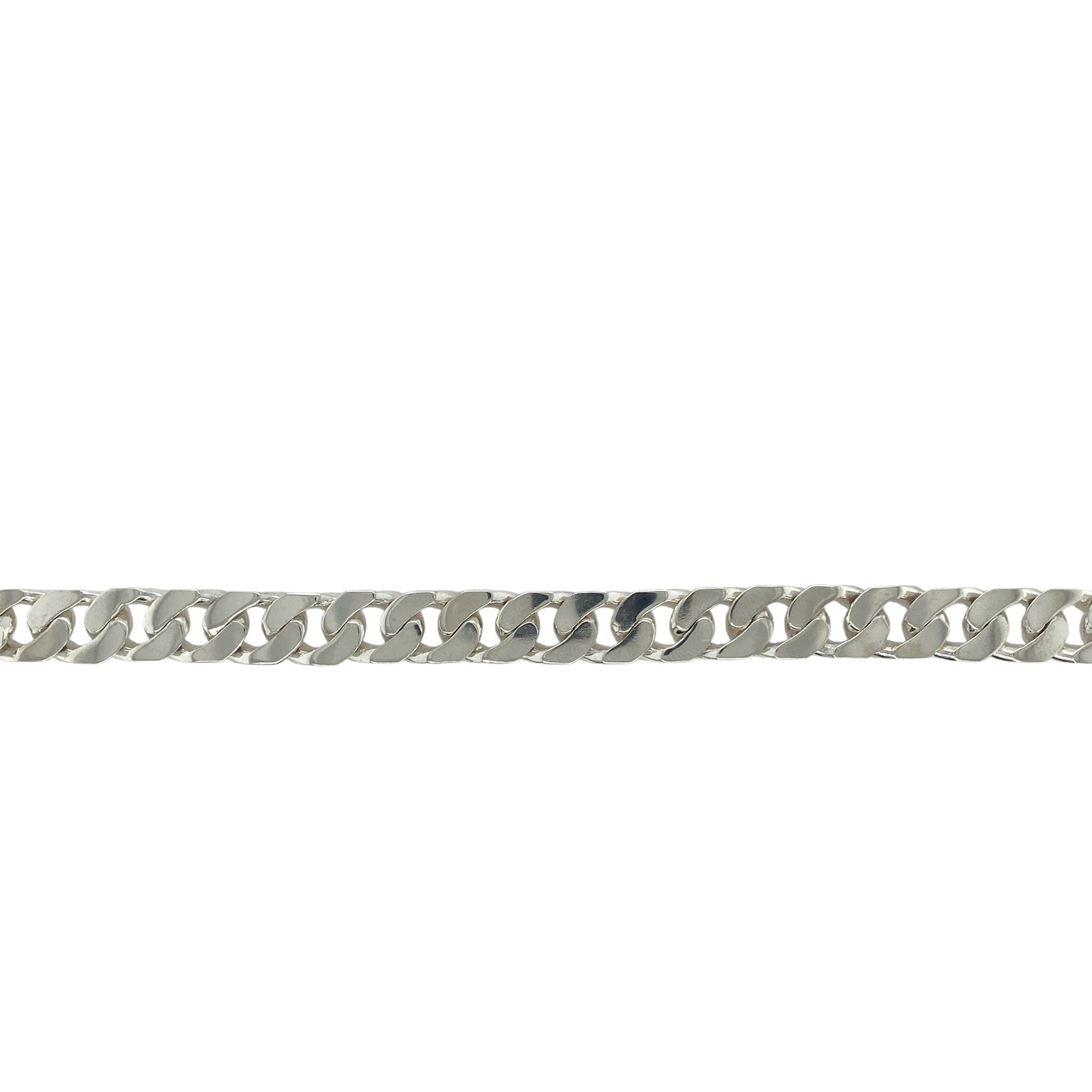 925 Silver 8.5" Curb Bracelet
