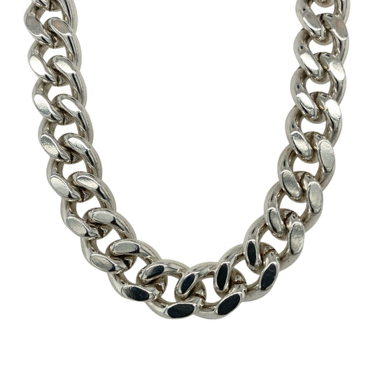 925 Silver 18" Curb Chain